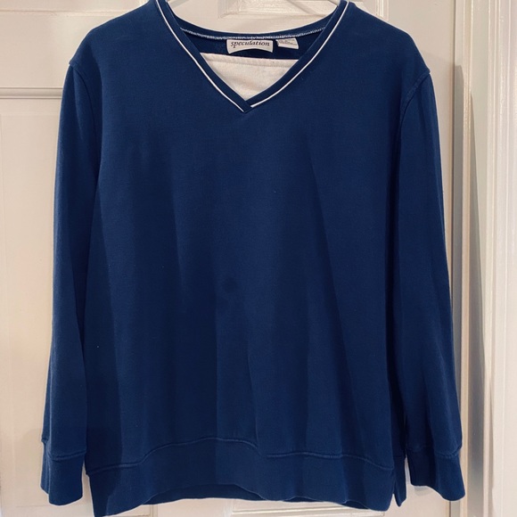 Speculation Navy Blue Sweatshirt - Picture 1 of 3